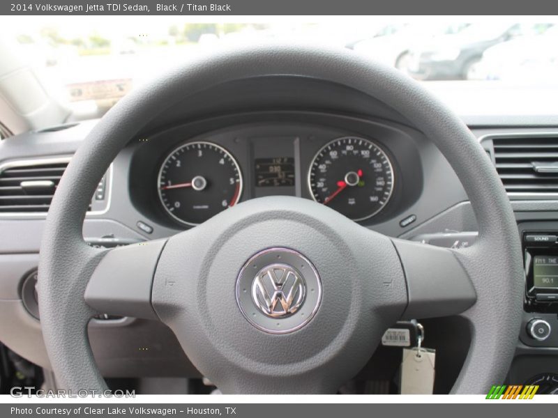 Black / Titan Black 2014 Volkswagen Jetta TDI Sedan