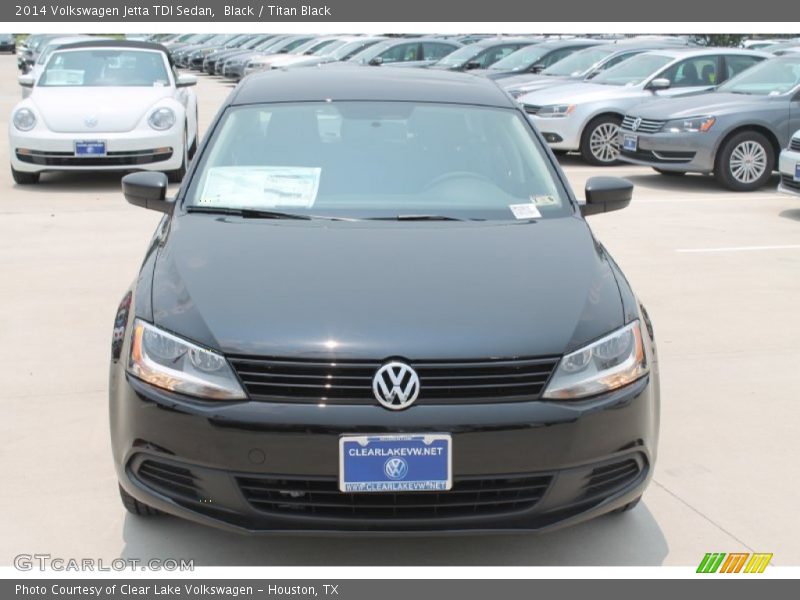 Black / Titan Black 2014 Volkswagen Jetta TDI Sedan