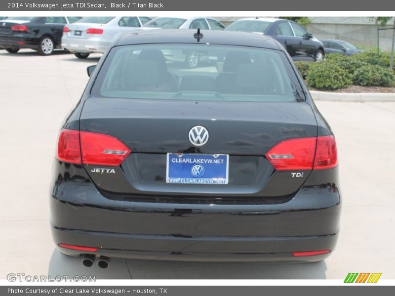 Black / Titan Black 2014 Volkswagen Jetta TDI Sedan