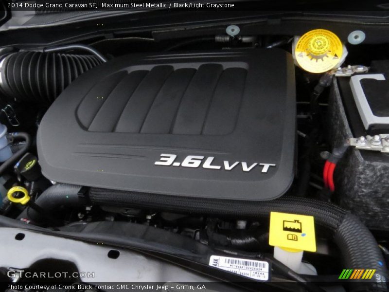 Maximum Steel Metallic / Black/Light Graystone 2014 Dodge Grand Caravan SE