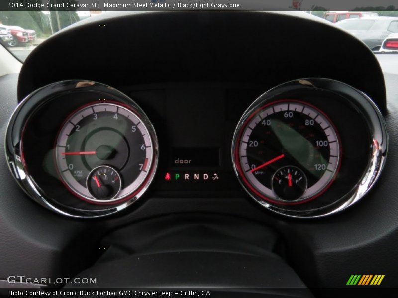 Maximum Steel Metallic / Black/Light Graystone 2014 Dodge Grand Caravan SE