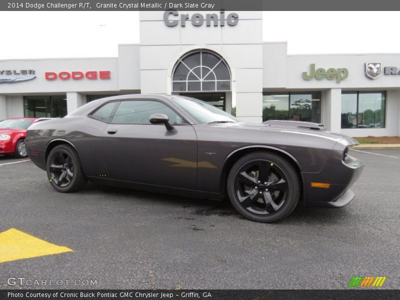 Granite Crystal Metallic / Dark Slate Gray 2014 Dodge Challenger R/T