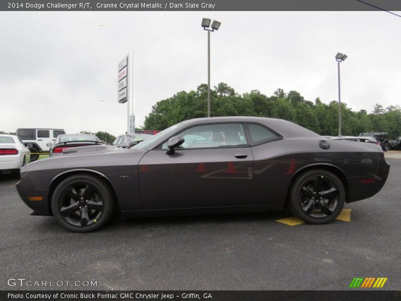 Granite Crystal Metallic / Dark Slate Gray 2014 Dodge Challenger R/T