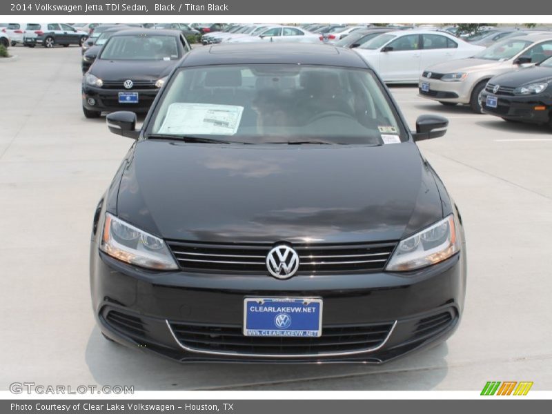 Black / Titan Black 2014 Volkswagen Jetta TDI Sedan