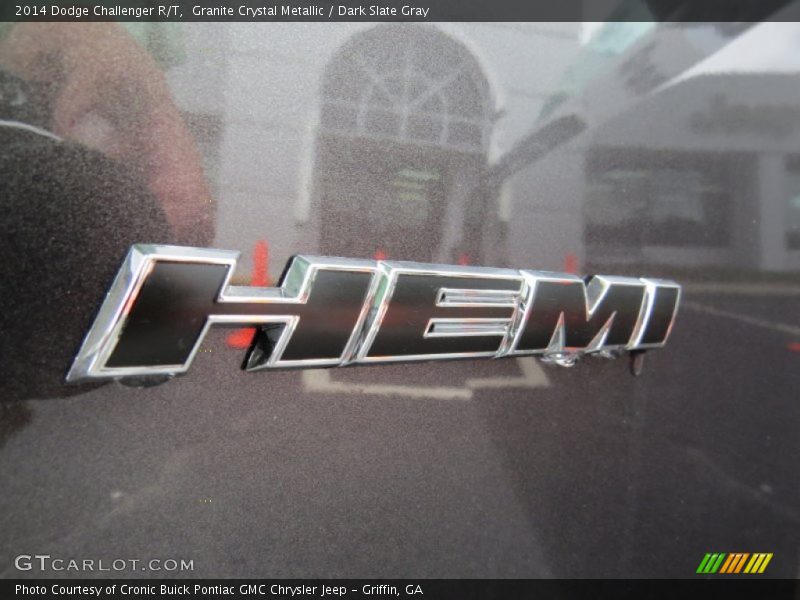 Granite Crystal Metallic / Dark Slate Gray 2014 Dodge Challenger R/T