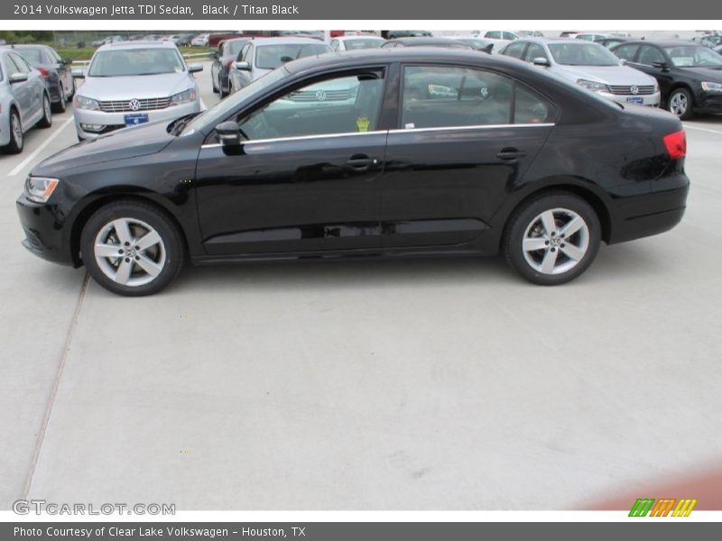 Black / Titan Black 2014 Volkswagen Jetta TDI Sedan