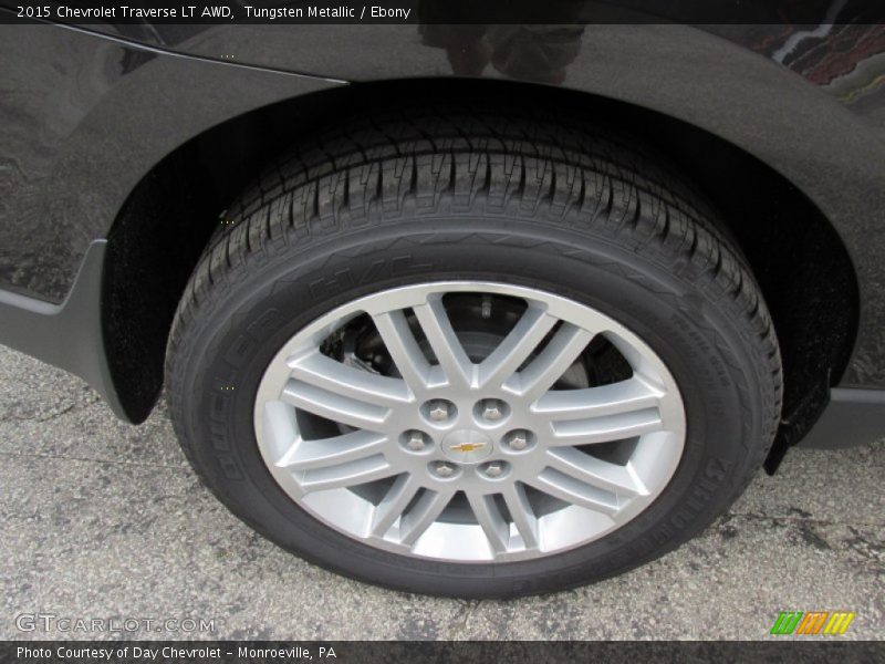 Tungsten Metallic / Ebony 2015 Chevrolet Traverse LT AWD