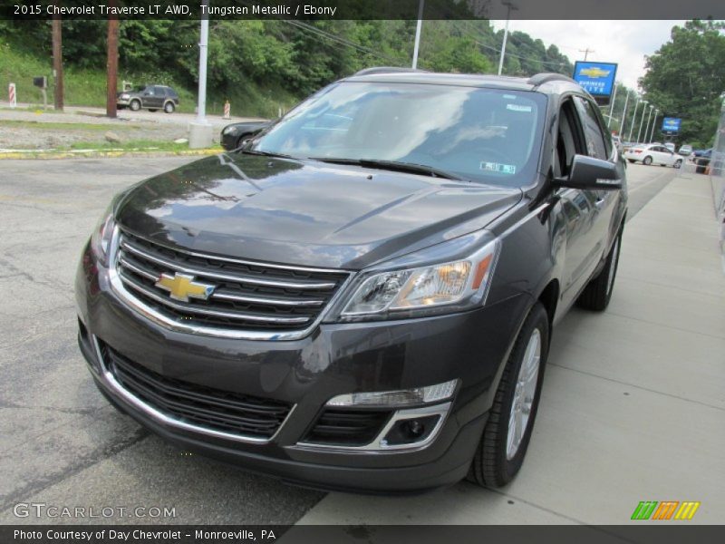 Tungsten Metallic / Ebony 2015 Chevrolet Traverse LT AWD