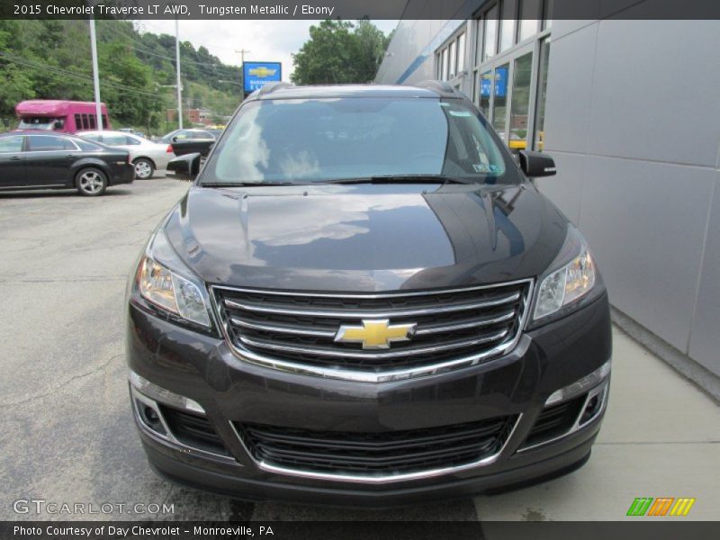 Tungsten Metallic / Ebony 2015 Chevrolet Traverse LT AWD