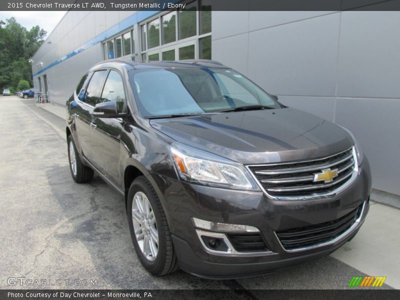 Tungsten Metallic / Ebony 2015 Chevrolet Traverse LT AWD