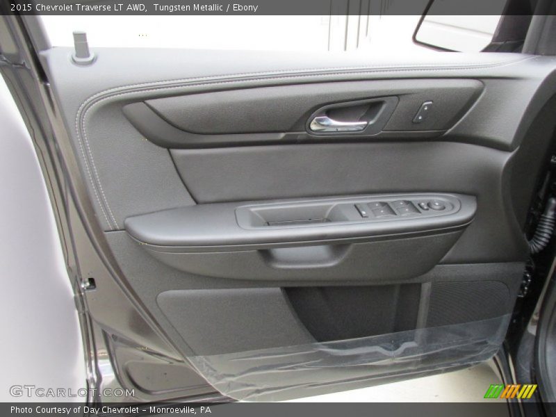 Tungsten Metallic / Ebony 2015 Chevrolet Traverse LT AWD