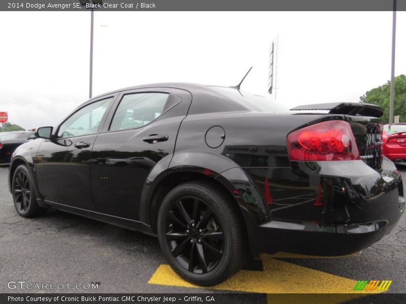 Black Clear Coat / Black 2014 Dodge Avenger SE