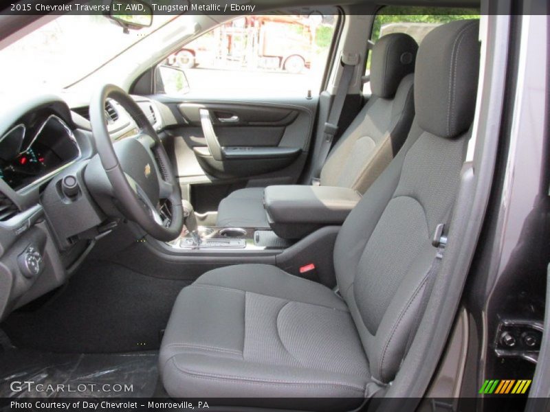 Tungsten Metallic / Ebony 2015 Chevrolet Traverse LT AWD