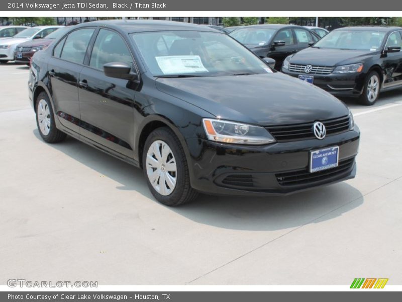 Black / Titan Black 2014 Volkswagen Jetta TDI Sedan