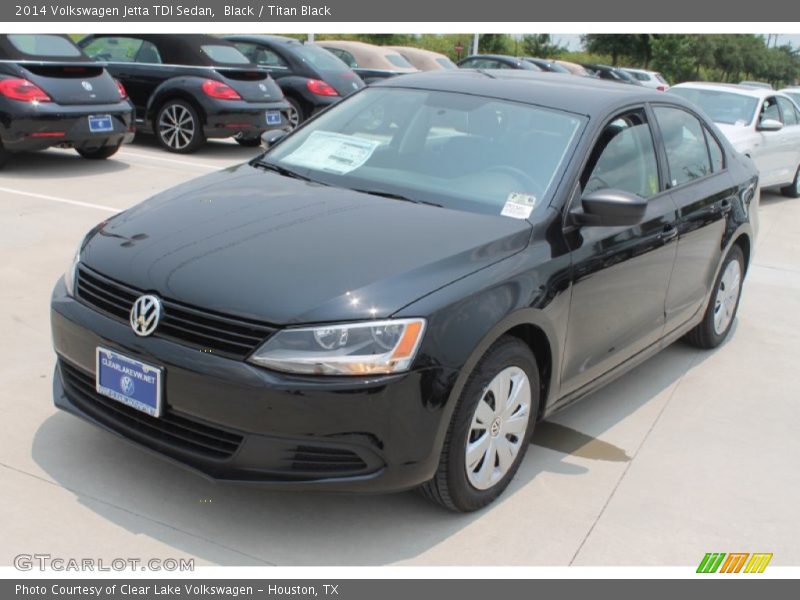 Black / Titan Black 2014 Volkswagen Jetta TDI Sedan