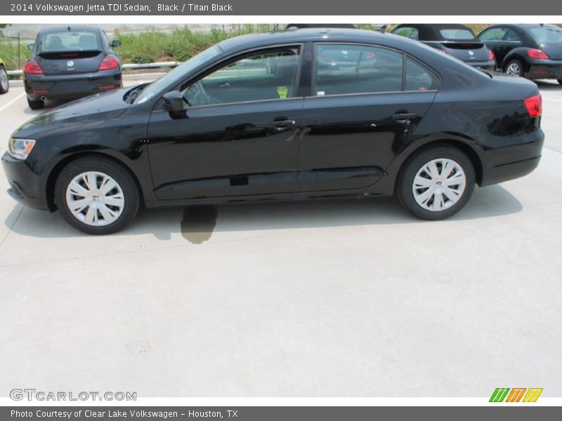 Black / Titan Black 2014 Volkswagen Jetta TDI Sedan