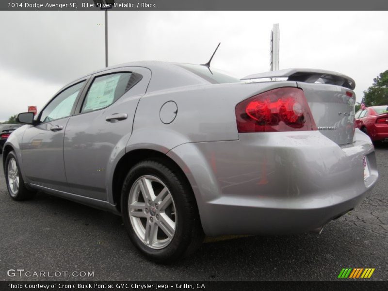 Billet Silver Metallic / Black 2014 Dodge Avenger SE