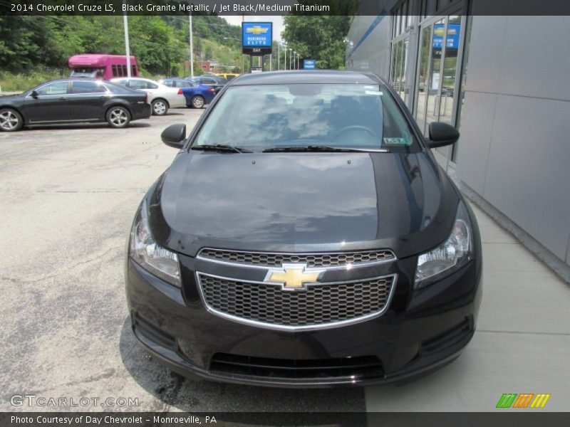 Black Granite Metallic / Jet Black/Medium Titanium 2014 Chevrolet Cruze LS