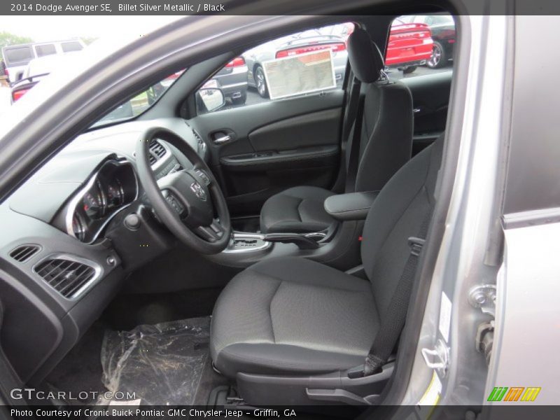 Billet Silver Metallic / Black 2014 Dodge Avenger SE