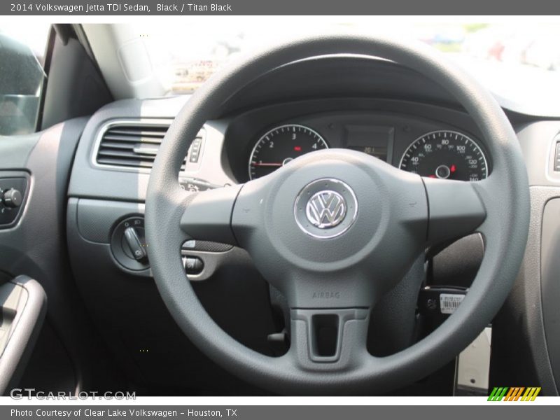 Black / Titan Black 2014 Volkswagen Jetta TDI Sedan