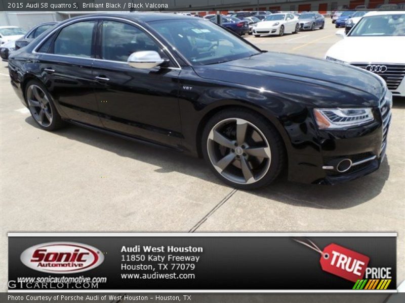 Brilliant Black / Black Valcona 2015 Audi S8 quattro S