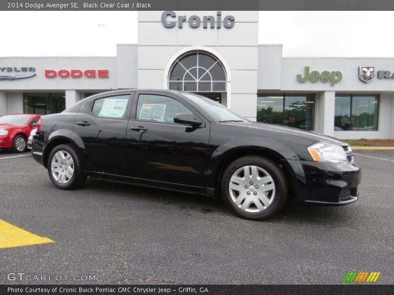 Black Clear Coat / Black 2014 Dodge Avenger SE