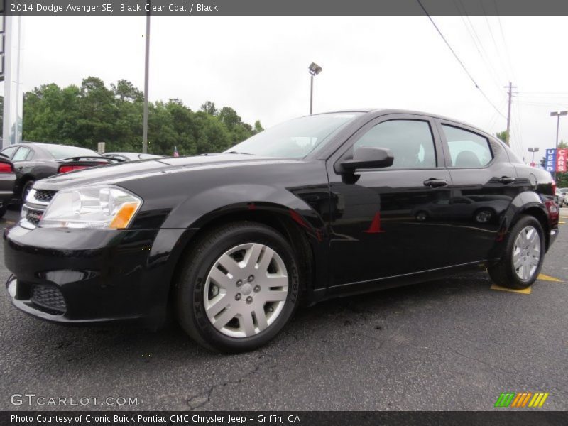Black Clear Coat / Black 2014 Dodge Avenger SE