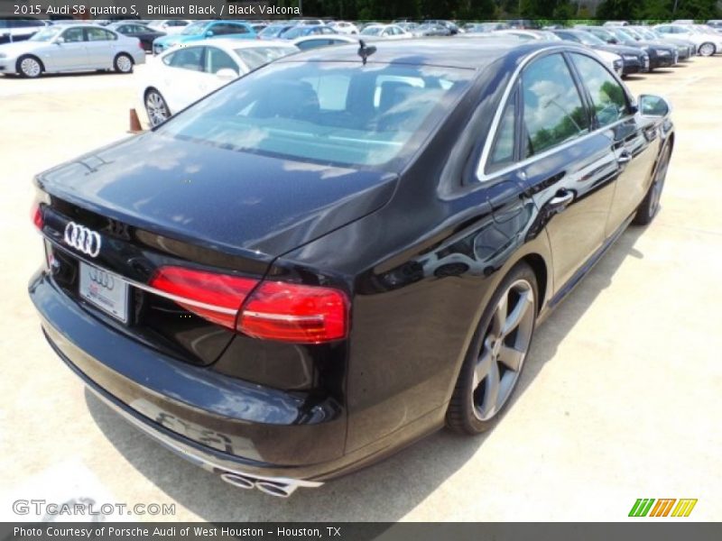 Brilliant Black / Black Valcona 2015 Audi S8 quattro S