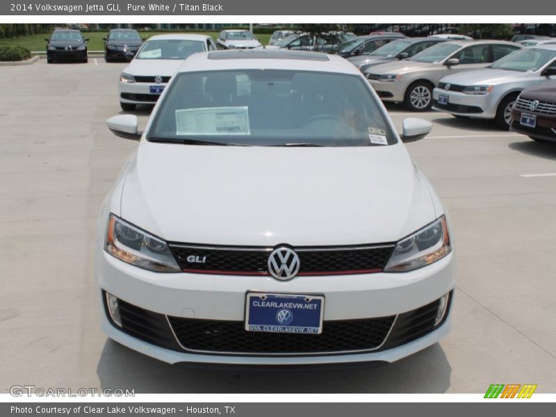 Pure White / Titan Black 2014 Volkswagen Jetta GLI