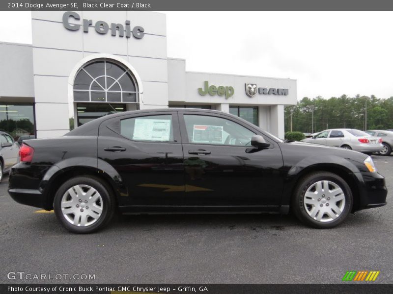 Black Clear Coat / Black 2014 Dodge Avenger SE