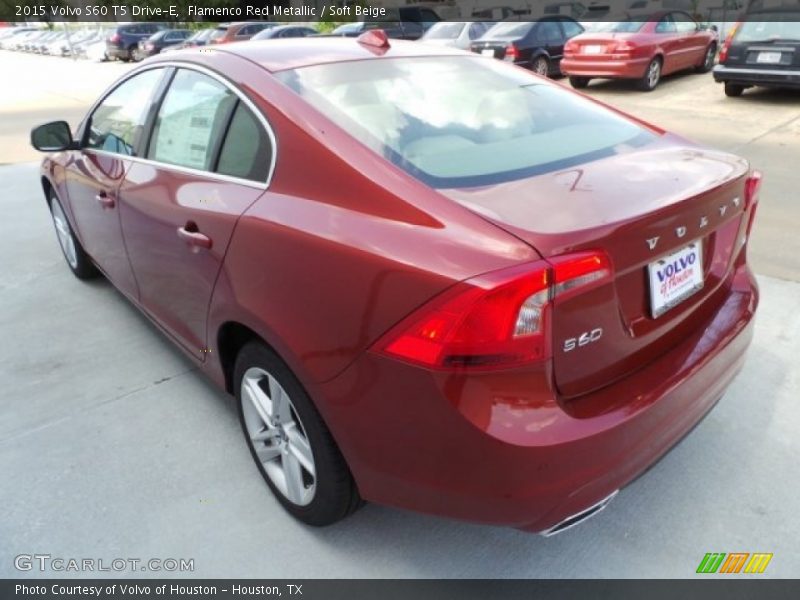 Flamenco Red Metallic / Soft Beige 2015 Volvo S60 T5 Drive-E