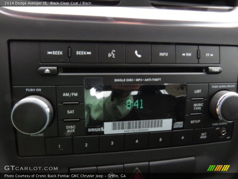 Black Clear Coat / Black 2014 Dodge Avenger SE