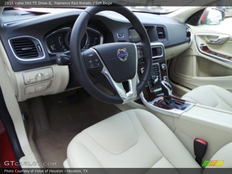 Flamenco Red Metallic / Soft Beige 2015 Volvo S60 T5 Drive-E