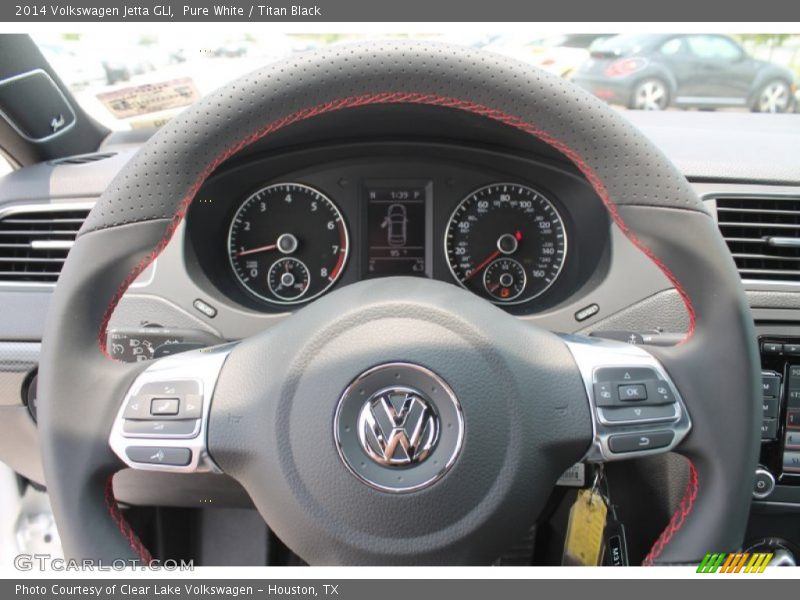 Pure White / Titan Black 2014 Volkswagen Jetta GLI