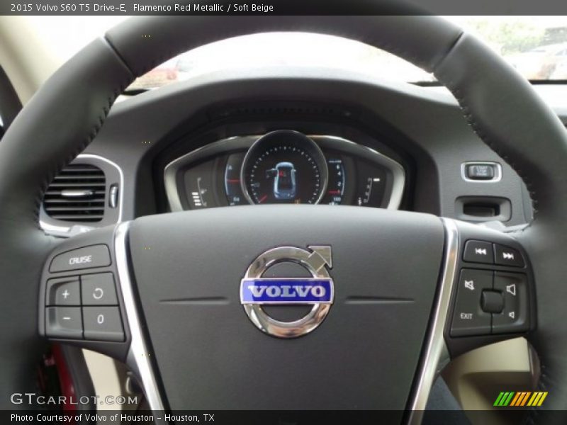 Flamenco Red Metallic / Soft Beige 2015 Volvo S60 T5 Drive-E