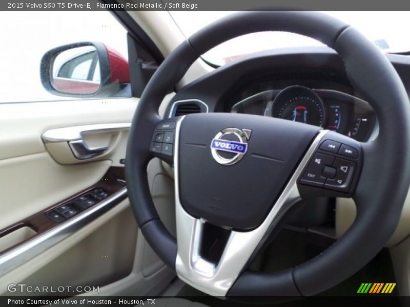 Flamenco Red Metallic / Soft Beige 2015 Volvo S60 T5 Drive-E