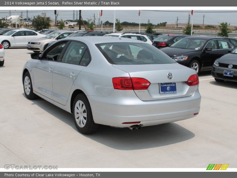 Reflex Silver Metallic / Titan Black 2014 Volkswagen Jetta S Sedan