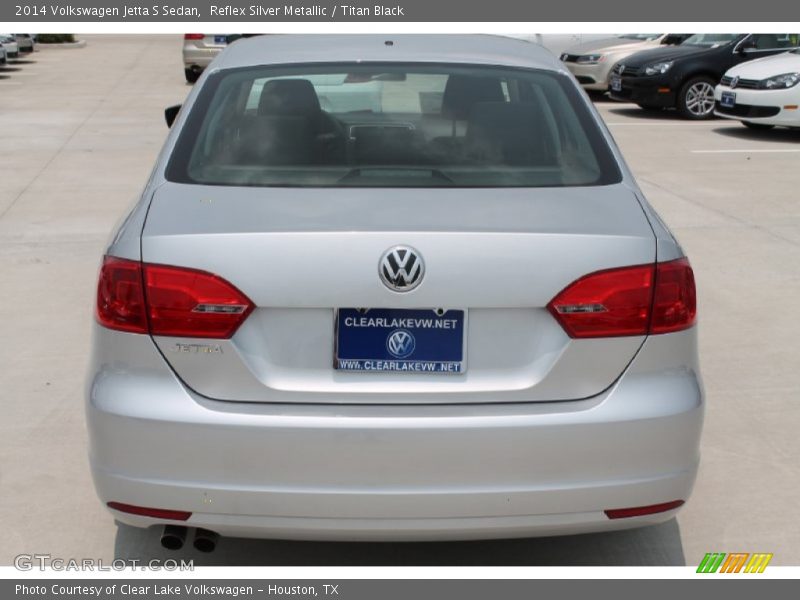 Reflex Silver Metallic / Titan Black 2014 Volkswagen Jetta S Sedan