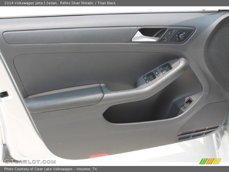 Reflex Silver Metallic / Titan Black 2014 Volkswagen Jetta S Sedan