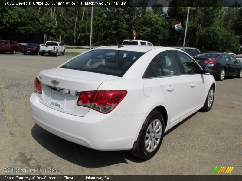 Summit White / Jet Black/Medium Titanium 2011 Chevrolet Cruze LS