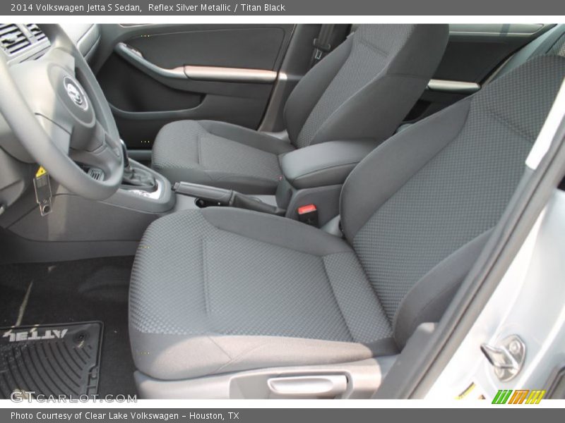 Reflex Silver Metallic / Titan Black 2014 Volkswagen Jetta S Sedan