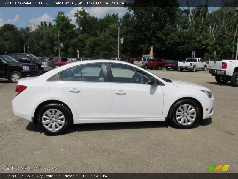 Summit White / Jet Black/Medium Titanium 2011 Chevrolet Cruze LS