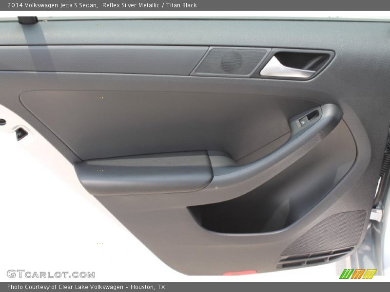 Reflex Silver Metallic / Titan Black 2014 Volkswagen Jetta S Sedan