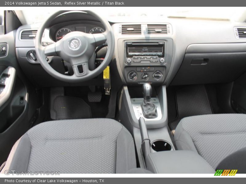 Reflex Silver Metallic / Titan Black 2014 Volkswagen Jetta S Sedan