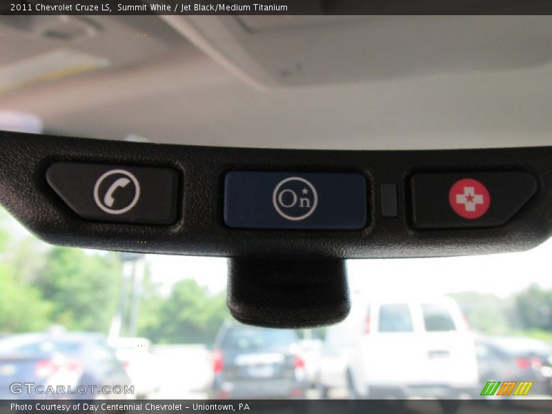 Summit White / Jet Black/Medium Titanium 2011 Chevrolet Cruze LS