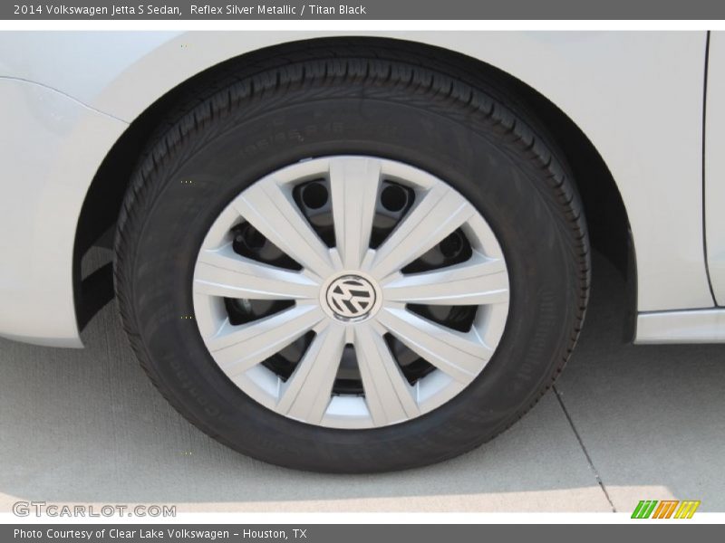 Reflex Silver Metallic / Titan Black 2014 Volkswagen Jetta S Sedan