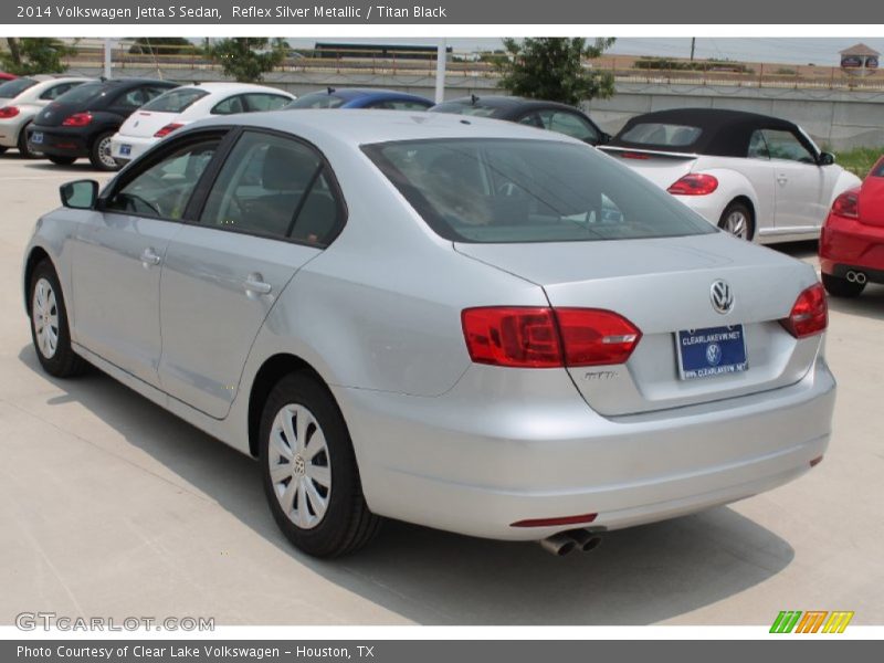 Reflex Silver Metallic / Titan Black 2014 Volkswagen Jetta S Sedan