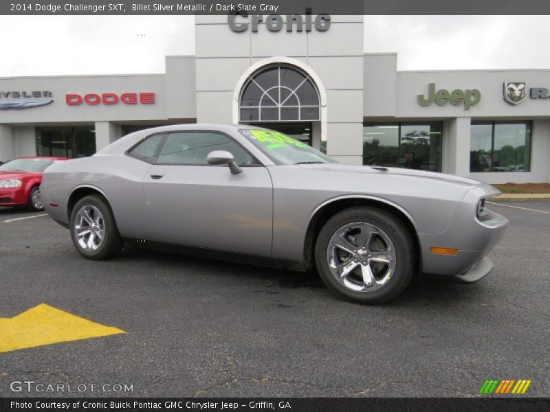 Billet Silver Metallic / Dark Slate Gray 2014 Dodge Challenger SXT