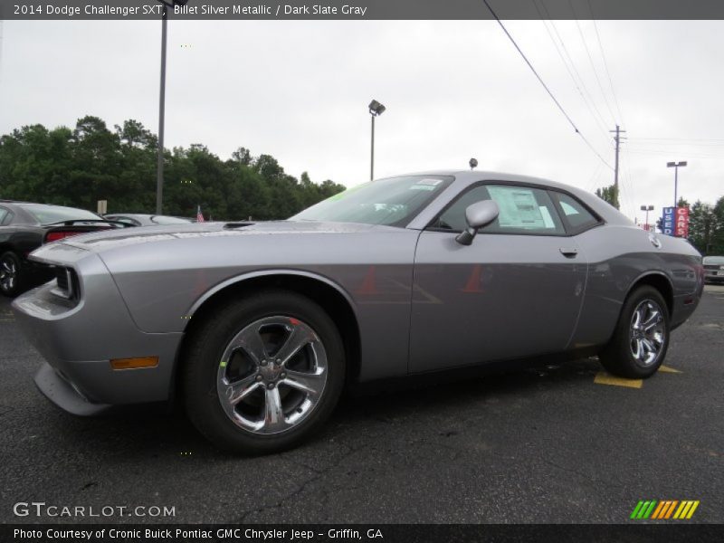 Billet Silver Metallic / Dark Slate Gray 2014 Dodge Challenger SXT