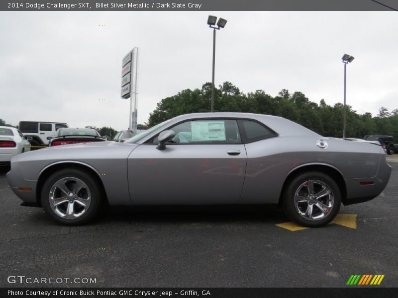 Billet Silver Metallic / Dark Slate Gray 2014 Dodge Challenger SXT